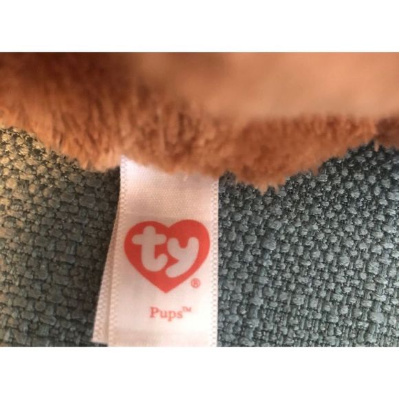 TY Beanie Boos Plush Peek-A-Boo 14" PUPS the Dog Puppy Cell Phone Holder NWT - Picture 5 of 7